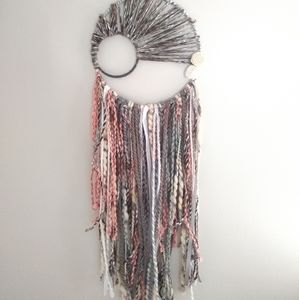 Boho Crafted Braided Dream Catcher Wall Art